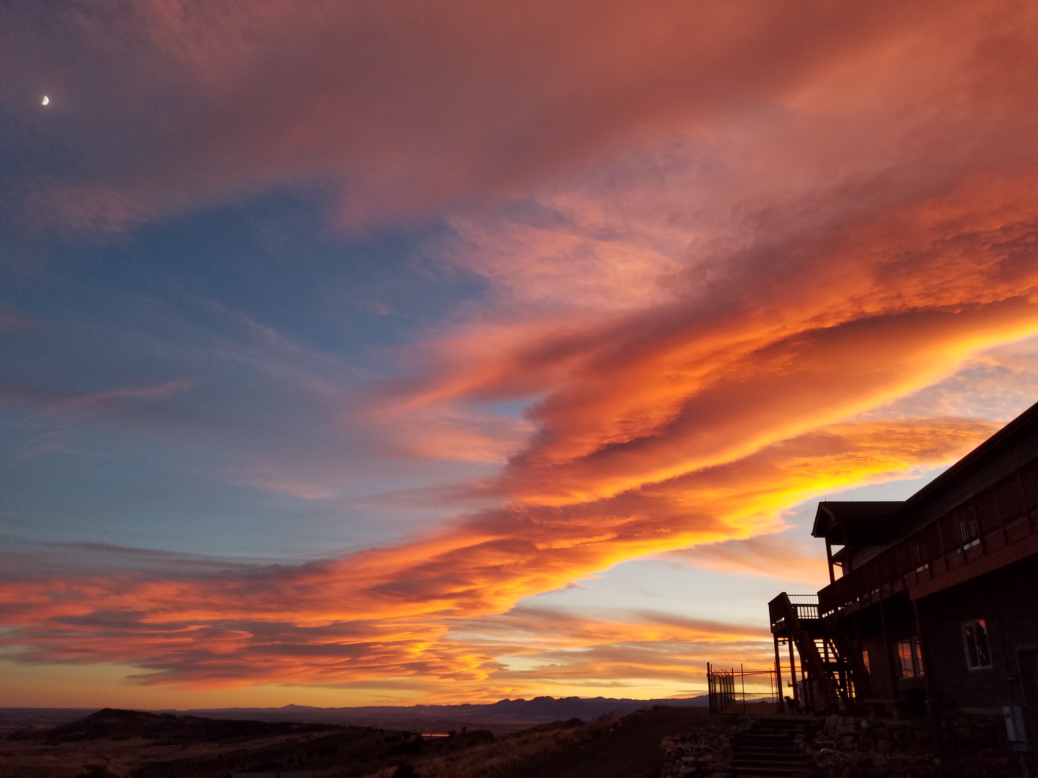Sunset over Lakota Ridge